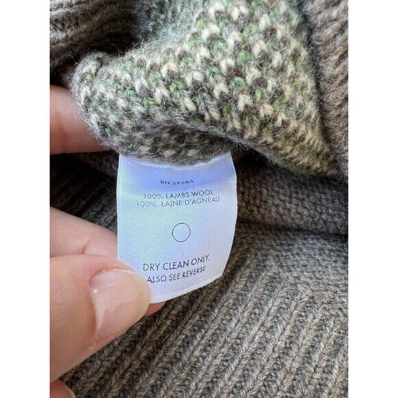 Pendleton Lambswool Aztec Navajo Southwestern Quarter Zip‎ Women’s Sweater Large - Picture 6 of 15